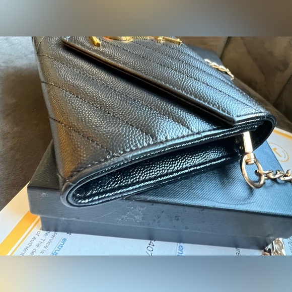 YSL cassandre envelope wallet on chain - Picture 6 of 13
